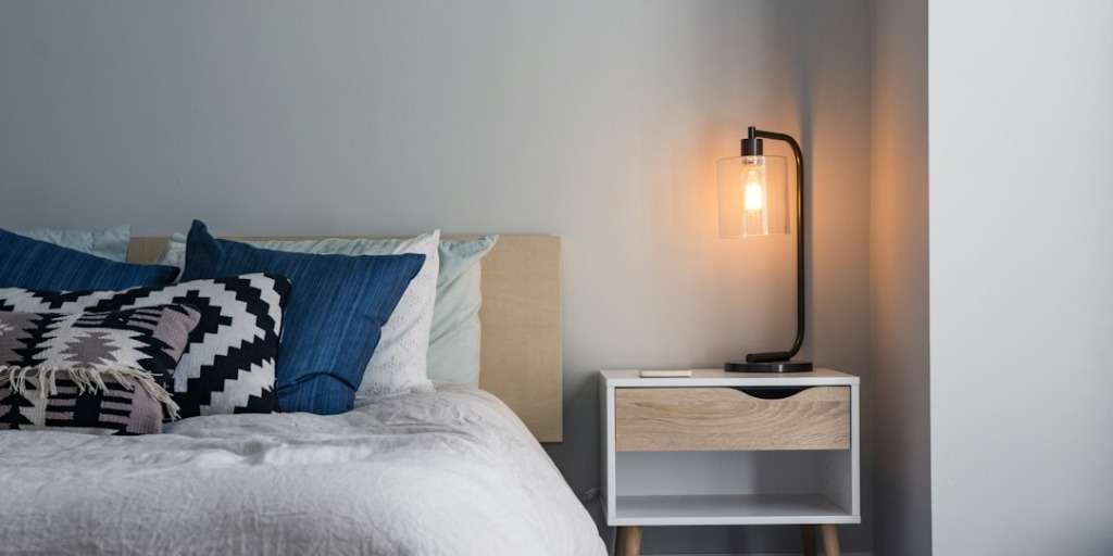 Modern, cozy spare room setup to make money with your spare room through rental.