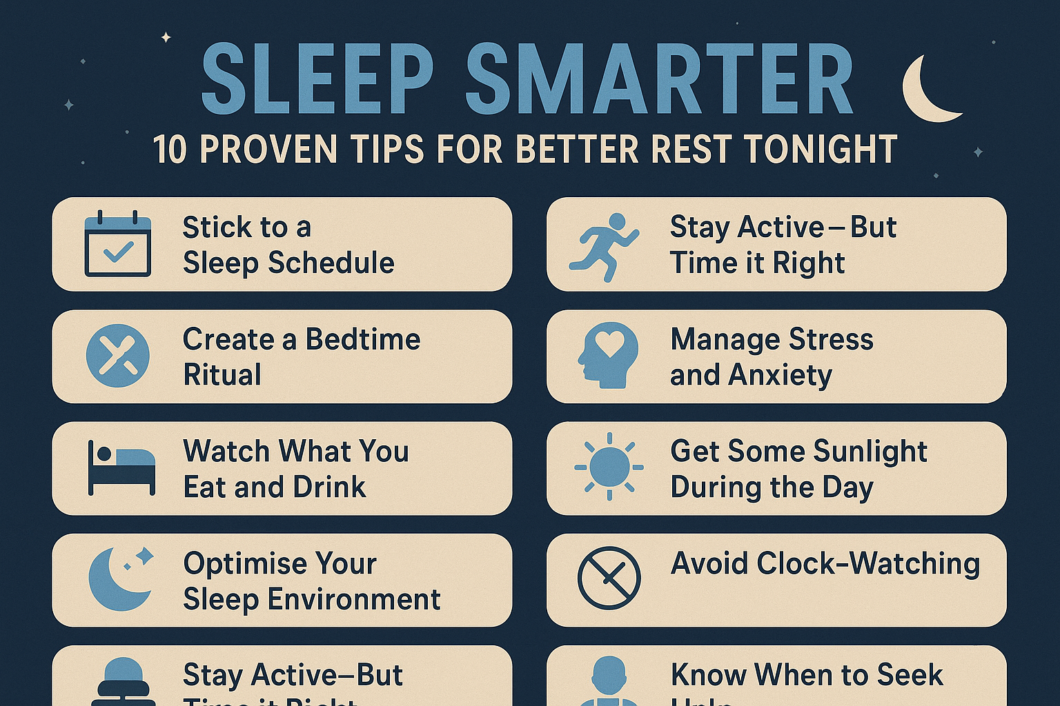share tips for better sleep
