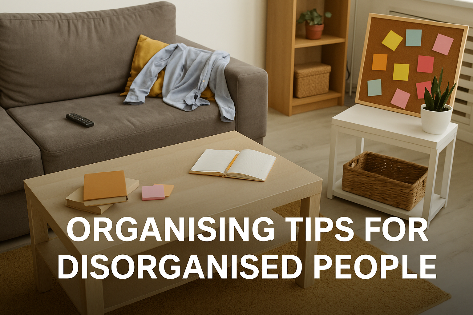 Organising Tips for People Who Hate Organisation
