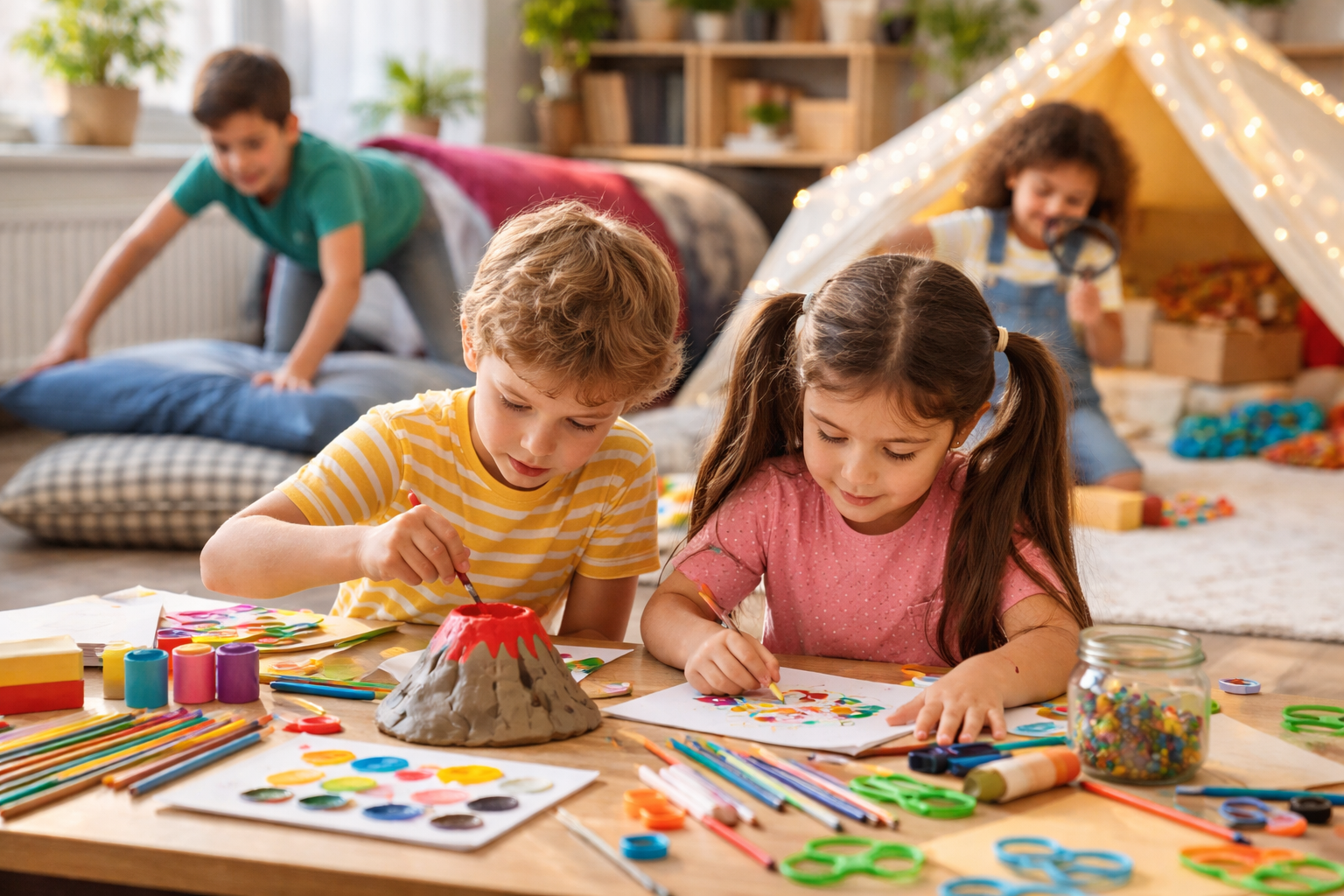 5 creative ways to keep kids busy indoors