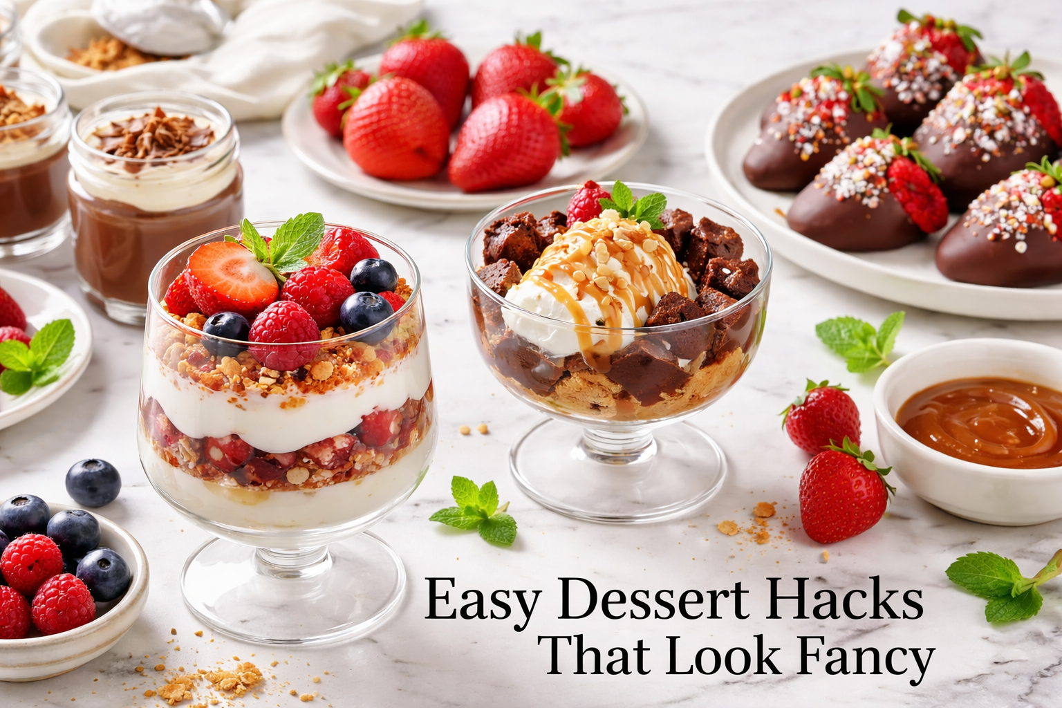Easy Dessert Hacks That Look Fancy